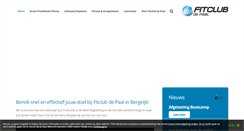 Desktop Screenshot of fitclubdepaal.nl