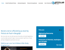 Tablet Screenshot of fitclubdepaal.nl